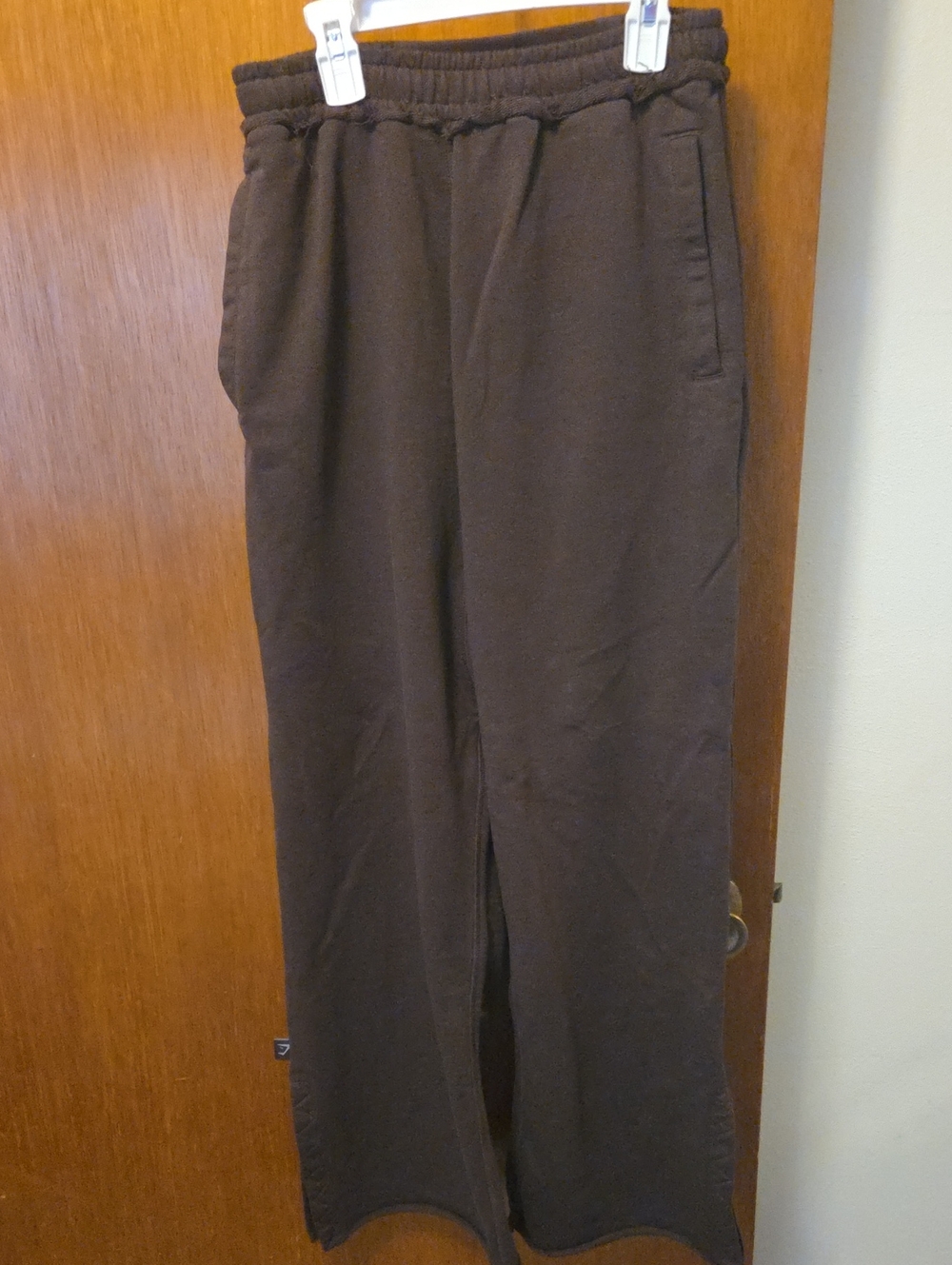 Gymshark Women's Dark Brown Relaxed-Fit Joggers